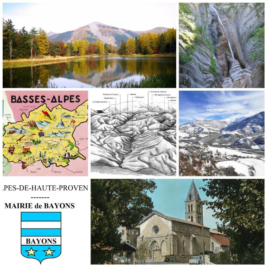 Gite La Taniere Des Alpes Bayons Eksteriør bilde